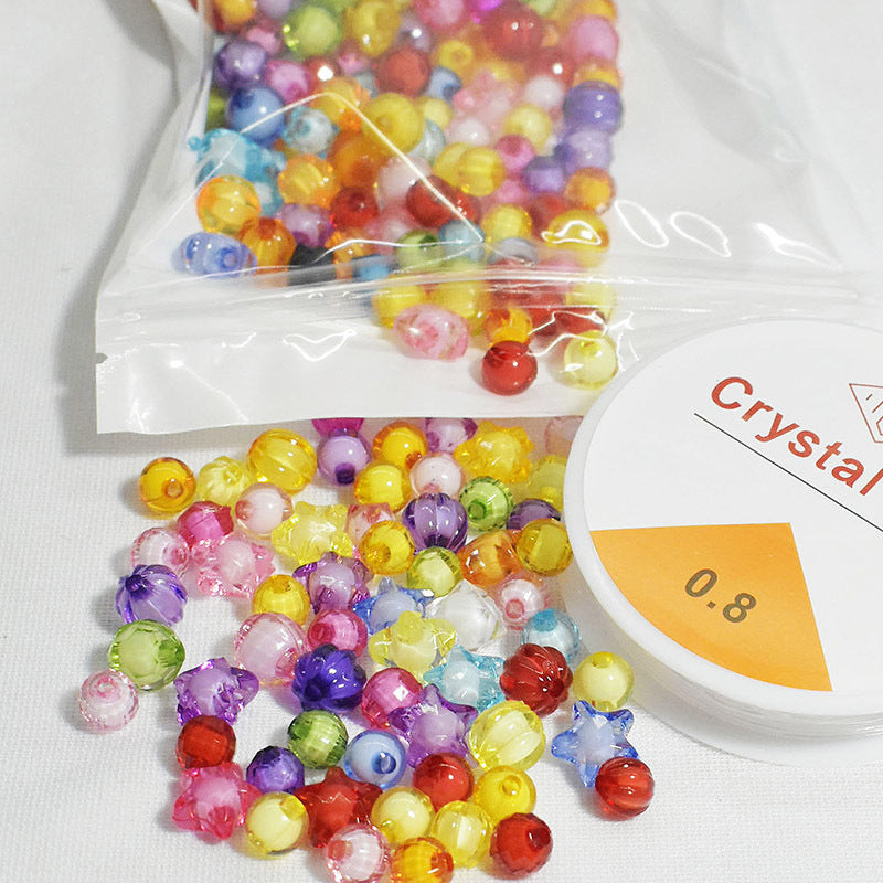 Wholesale 8-10mm Mixed Color Mixed Color Acrylic Beads Medium Beads