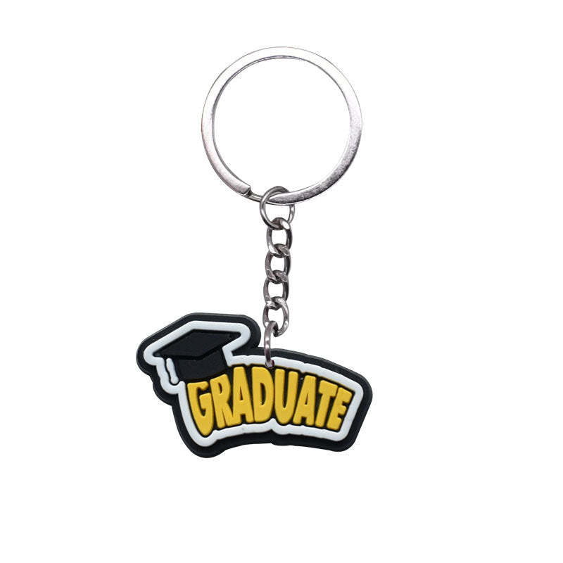 Llavero de la temporada de graduación de aleación de zinc al por mayor