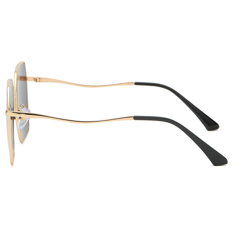 Wholesale Metal Polygon PC Sunglasses