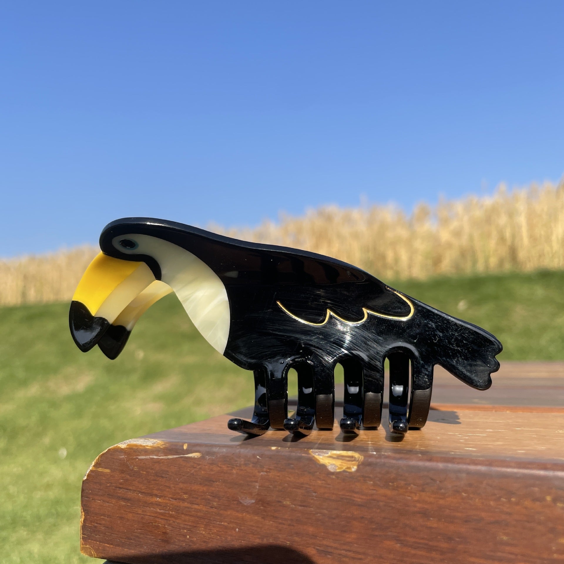 Wholesale Acetate Cartoon Bird Hair Clips