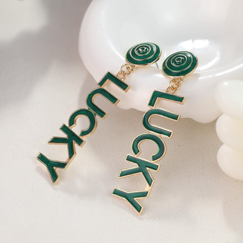 Wholesale Carnival Color Niche Design Sense Earrings for Women