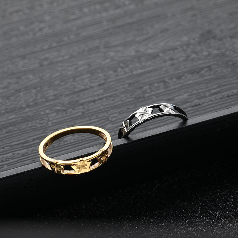 Wholesale plain titanium steel ring that won' t fade