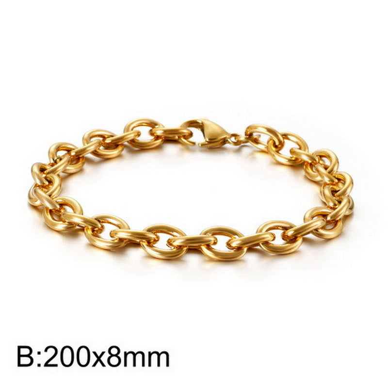 Wholesale Fashion Retro Light Luxury Hollow Steel Ball Stainless Steel Wish-granting Bracelet