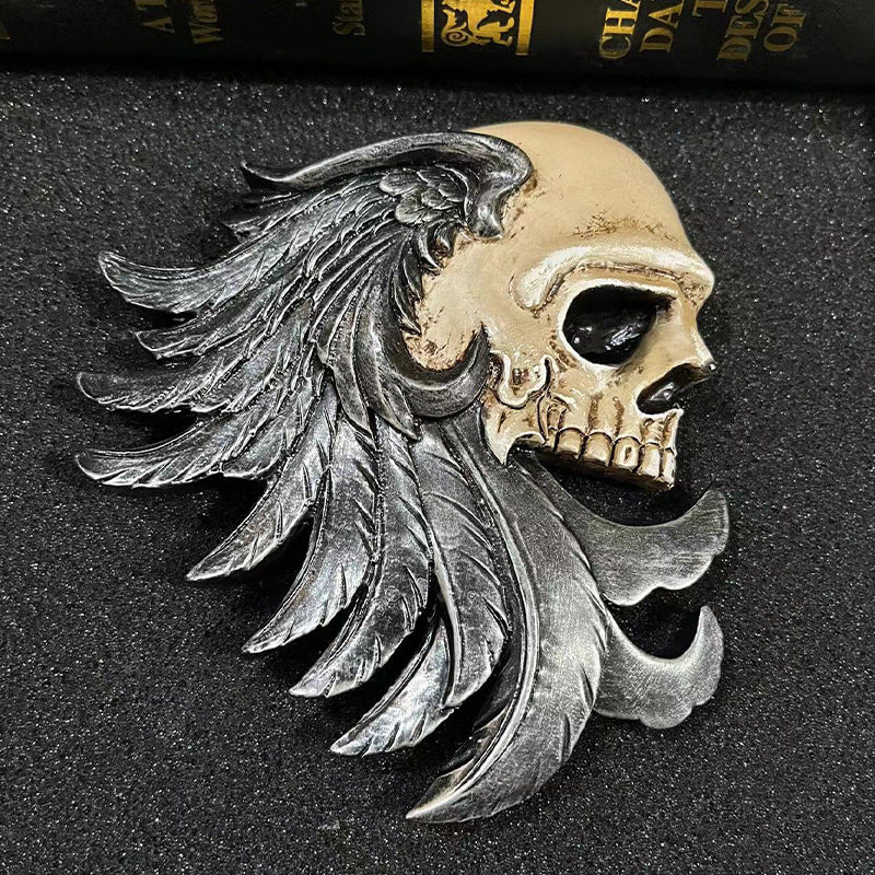 Wholesale Skeleton Viking Berserker Double Ax Wall Hanging Halloween Decorations