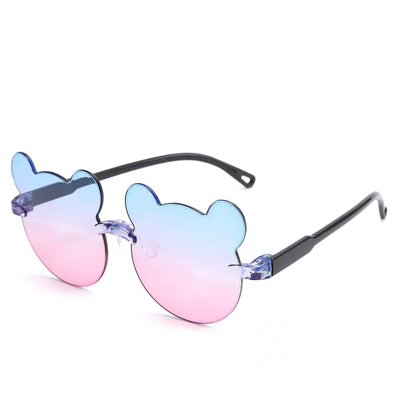 Wholesale Cute baby bear sun protection sunglasses frame