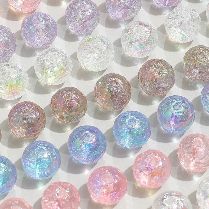 Cuentas de glaciar arrugadas de gelatina de 10 piezas/paquete al por mayor