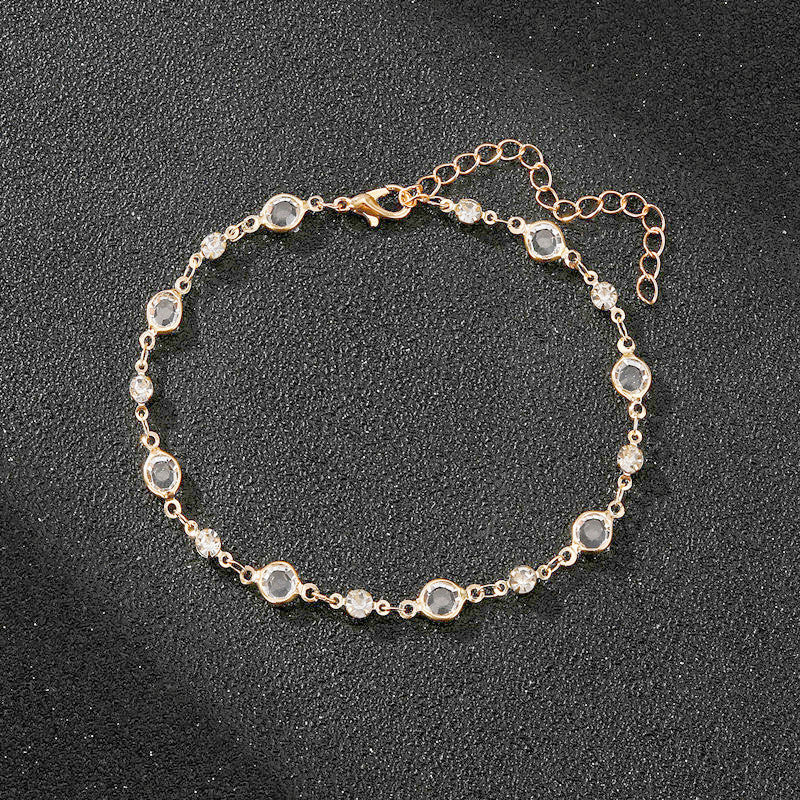Wholesale Five-color Crystal Glass Bracelet