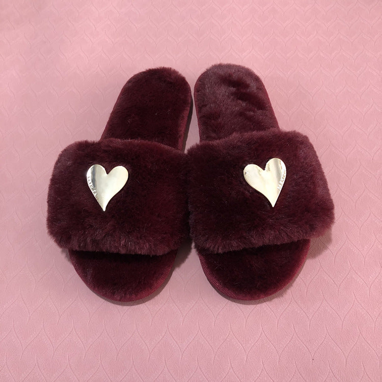 Wholesale  new small fragrant wind love tide net  Slippers