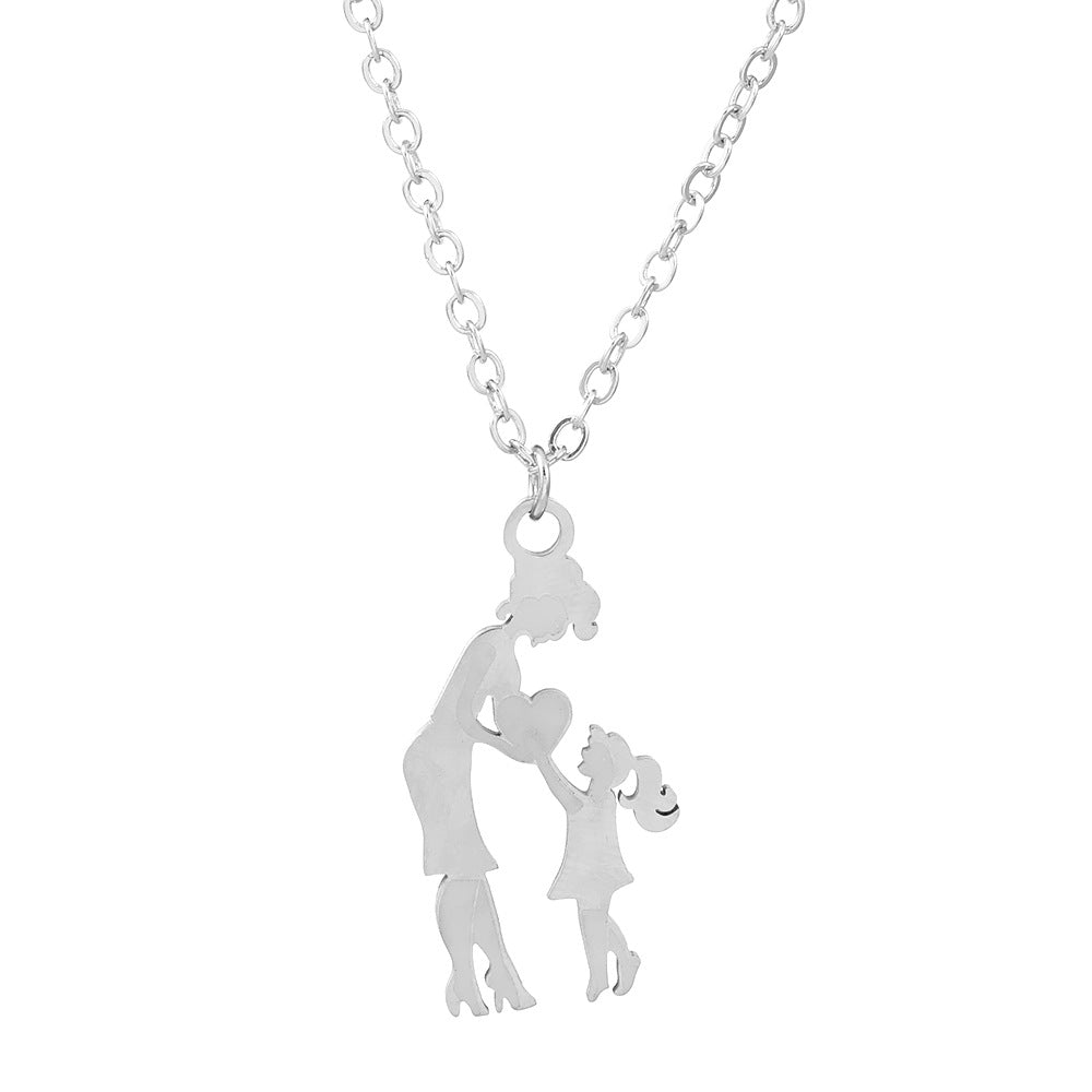 Wholesale mother' s day necklace stainless steel