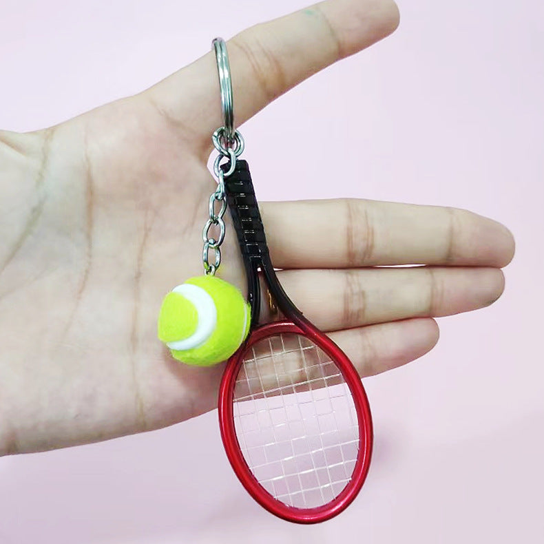 Wholesale Imitation Tennis Racket Keychain