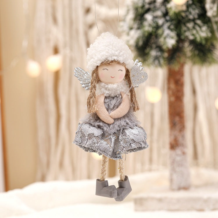 Wholesale Lace Angel Doll Christmas Tree Small Pendants