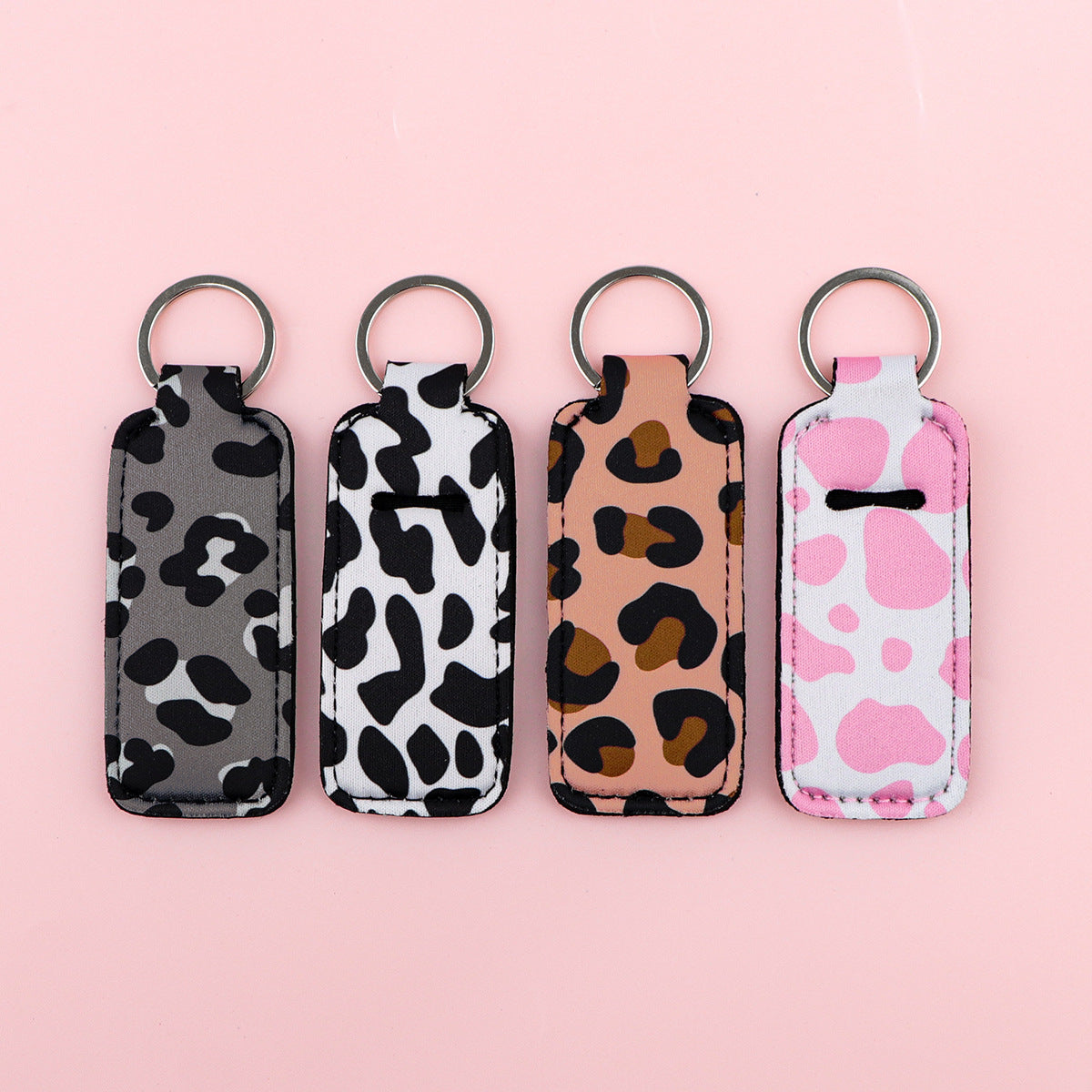Wholesale Leopard Lipstick Set Keychain Accessories