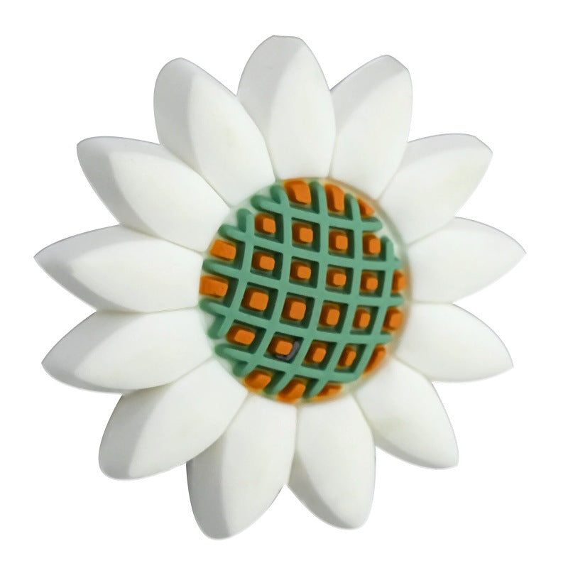 Wholesale Random 100pcs Candy colored Flower Focal Beads