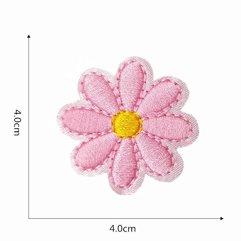 Wholesale Cute bee and sunflower embroidery DIY Patches