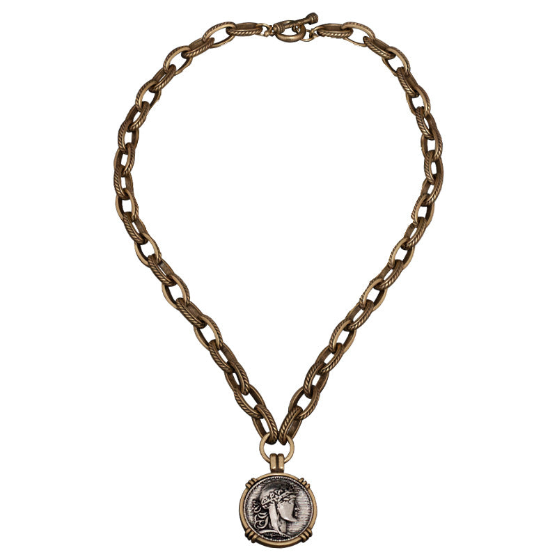 Wholesale Round Brand Portrait Pendants, Portrait Pearl Necklaces