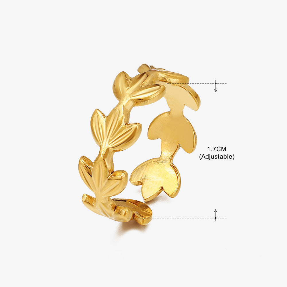 Ajuste de apertura geométrica al por mayor anillos de acero inoxidable