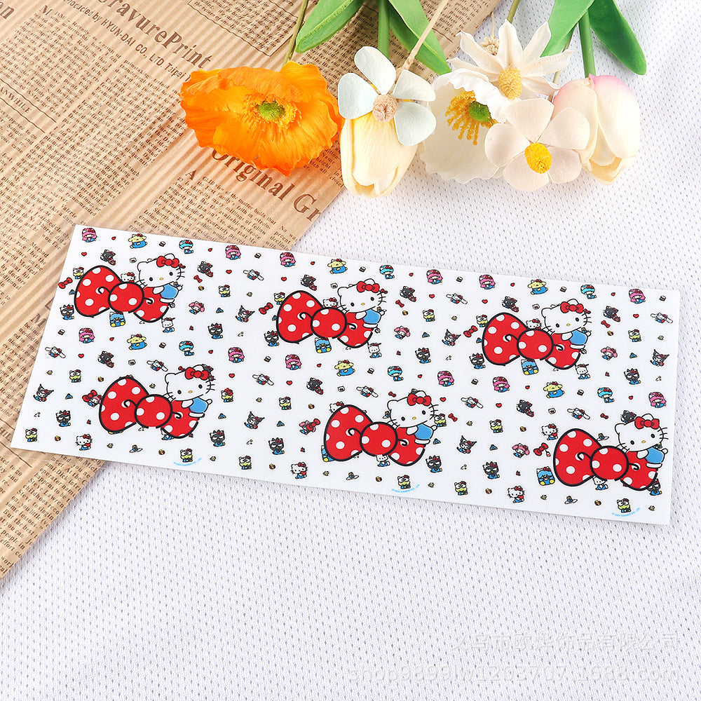 Wholesale Cartoon UV 16oz Transfer Sticker Anime Crystal UV DTF Wraps