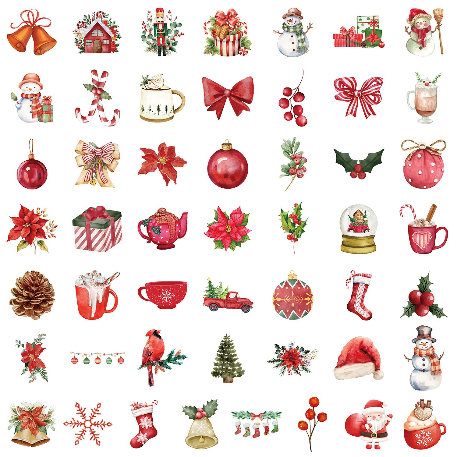 Wholesale 50pcs  Christmas graffiti stickers