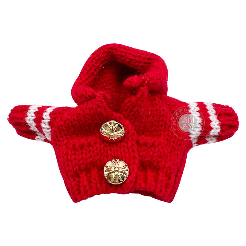 Wholesale 5pcs Toy 14cm Embroidered Knitted Door Dog Elf Doll Accessories