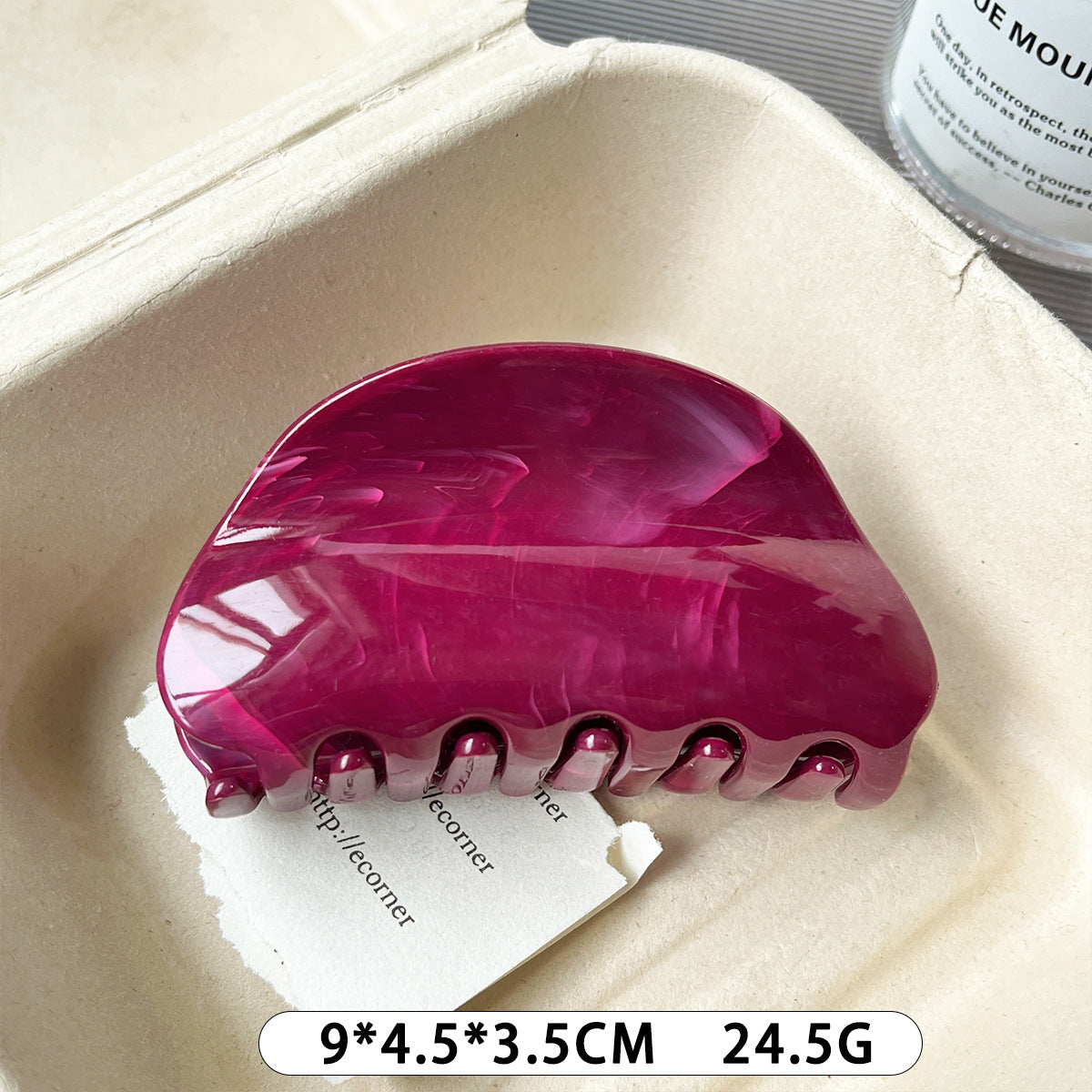 Wholesale Sweet Korean Style Large Flower Shark Clip Plastic Hair Accessory For Everyday Styling And Boutique Resale
