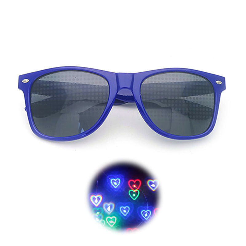 Wholesale Valentine's Day Gift Love Light Diffraction Special Effects Glasses Creative Fireworks Sunglasses