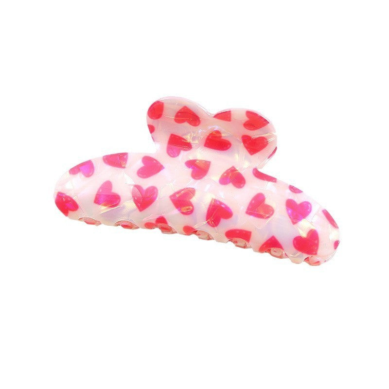 Wholesale Sweet Valentine's Day Heart Shaped Cute Red Lips Love Hairpin