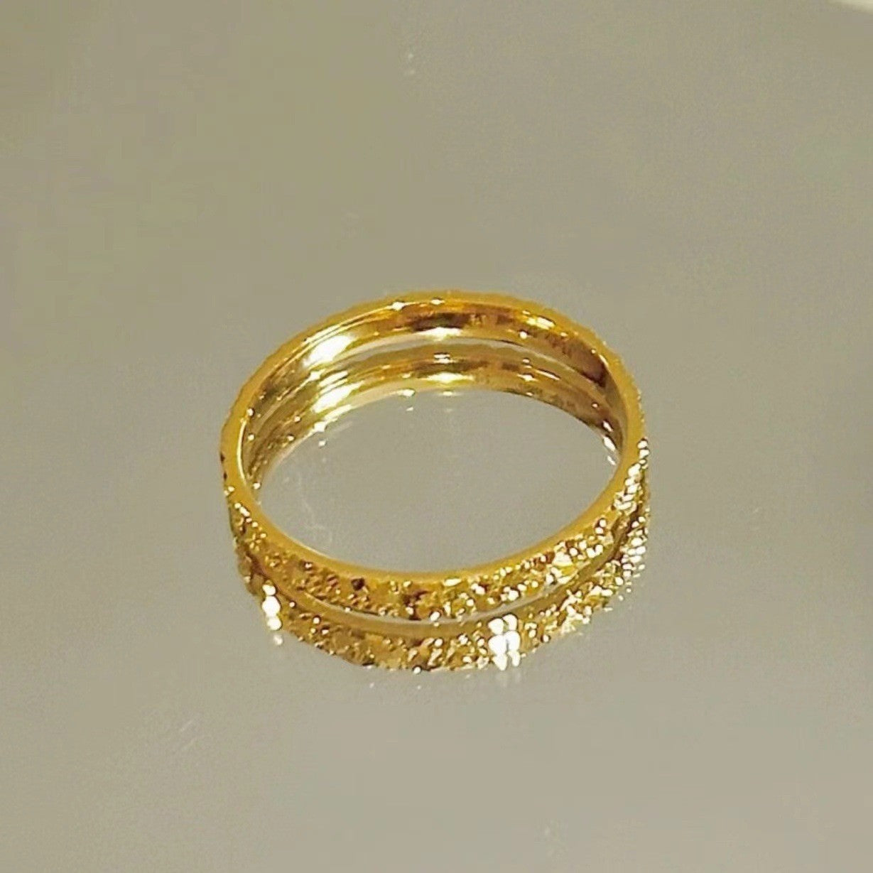 Wholesale Rainbow Tourmaline Ring Fashion Multi-Treasure Beaded Ring