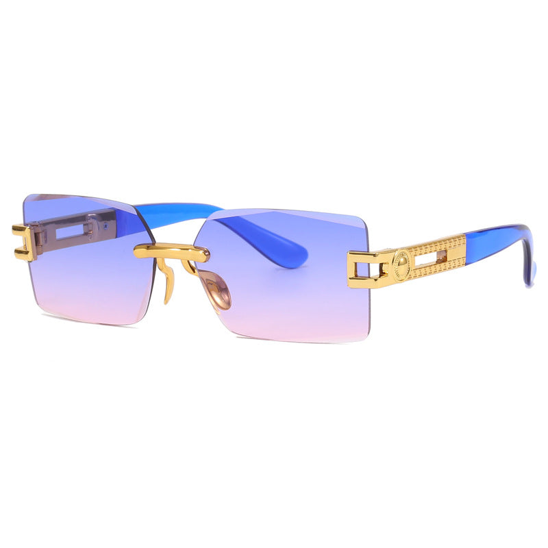 Gafas de sol sin marco de PC cuadrados al por mayor