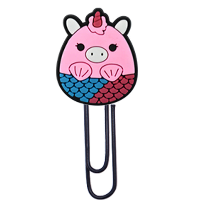 Wholesale Random 50pcs Cartoon Animal Paperclip Bookmarks