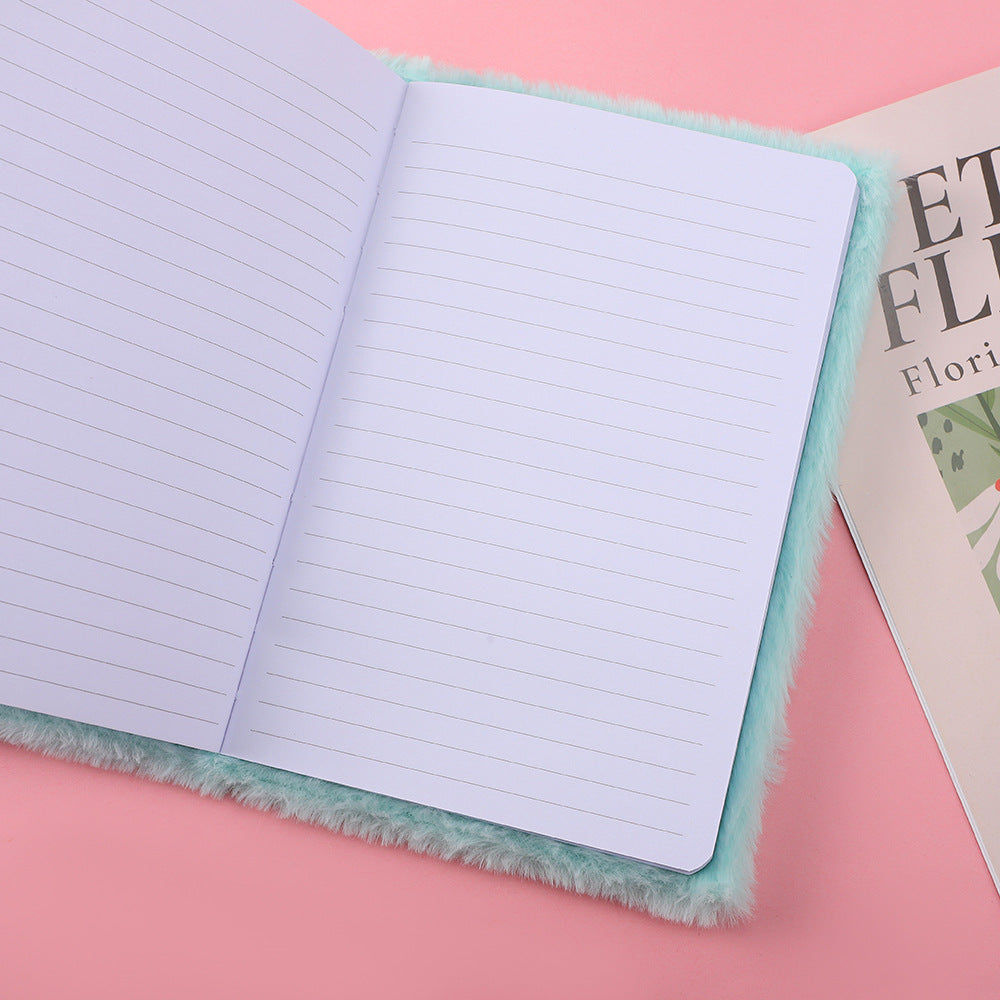 Wholesale Cartoon  Plush Notebook Gift