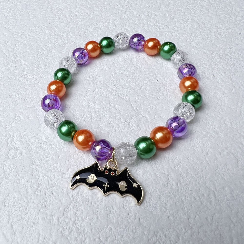 Wholesale Halloween Orange Pumpkin Bracelet