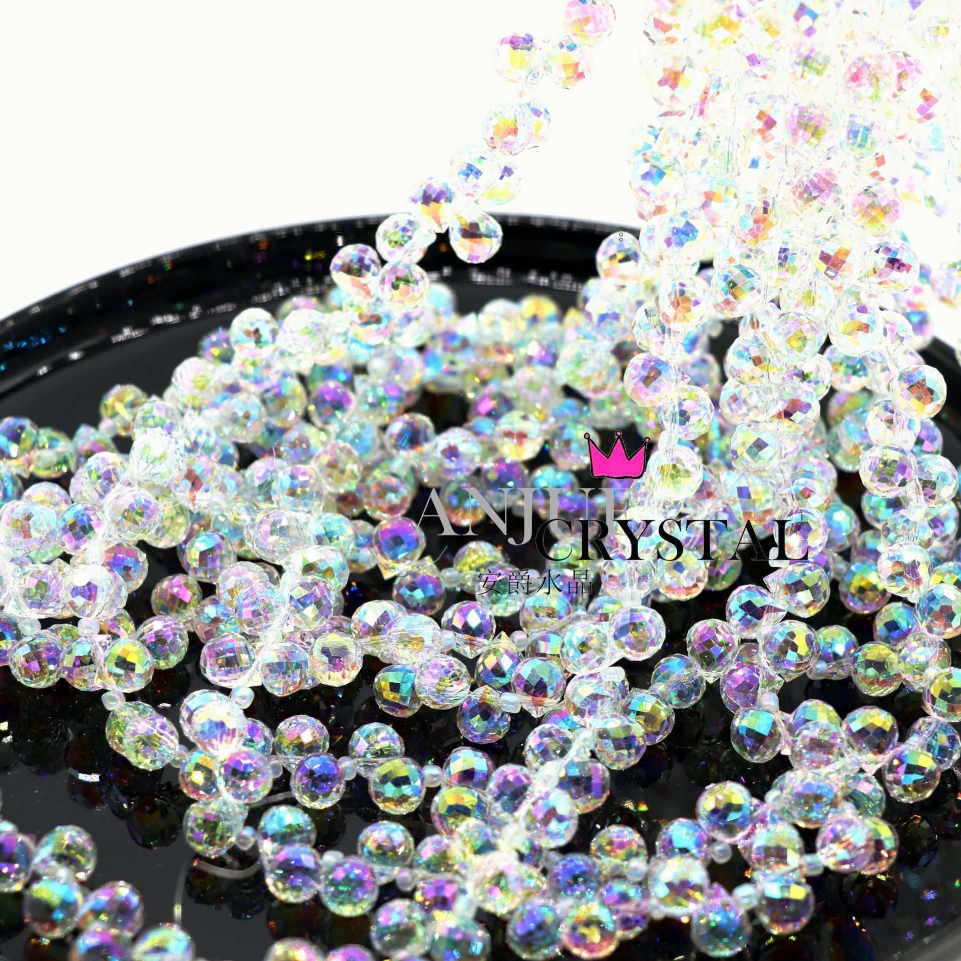 Wholesale 8mm Strawberry Jingjing Horizontal Hole Beads
