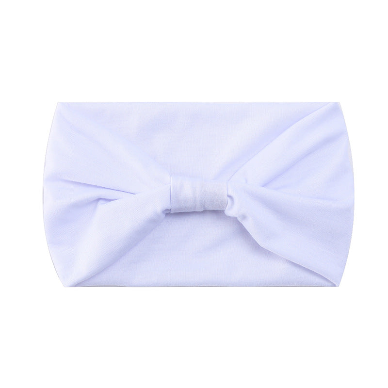 Wholesale Solid color elastic wide brim yoga sweat-absorbent headband
