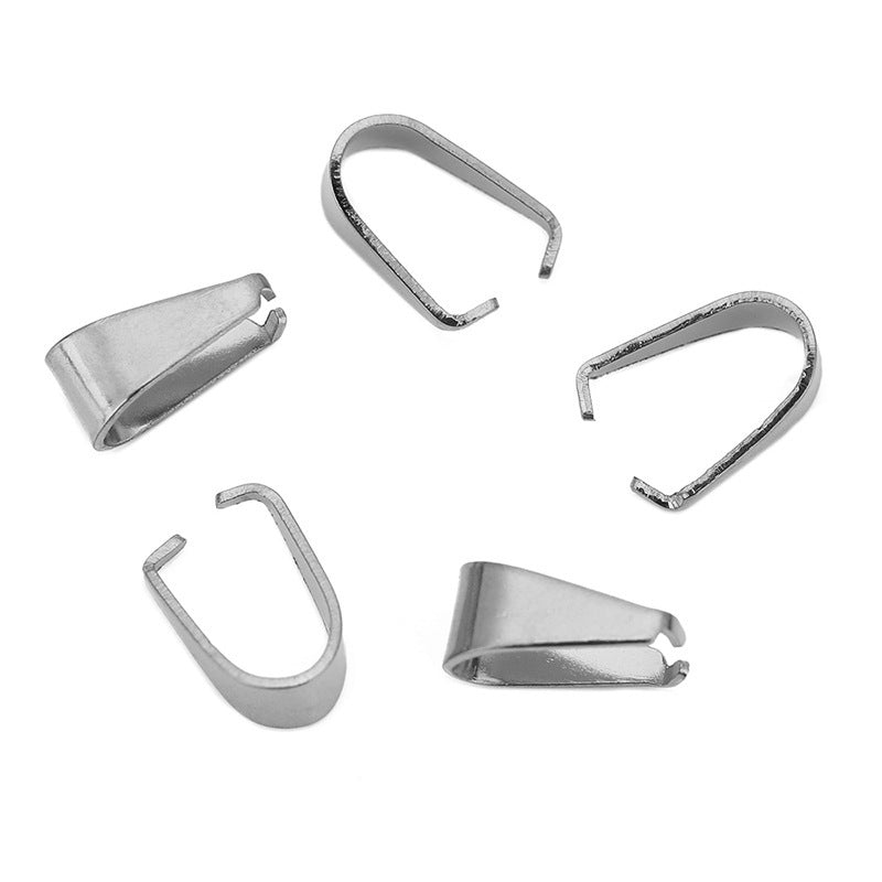 Wholesale 50PCS/PACK Stainless Steel Melon Seed Buckle DIY Necklace Accessories