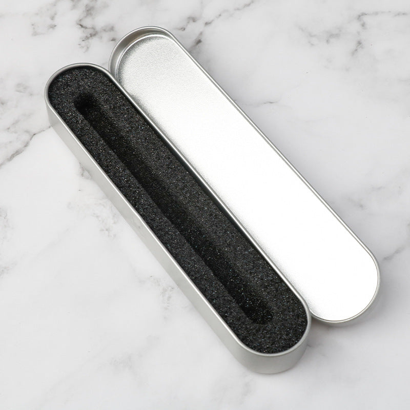 Wholesale Golden Tinplate Pencil Case Tinplate Pencil Case