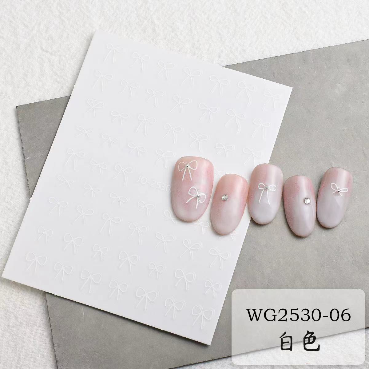 Wholesale Explosive Bow Nail Art Sticker