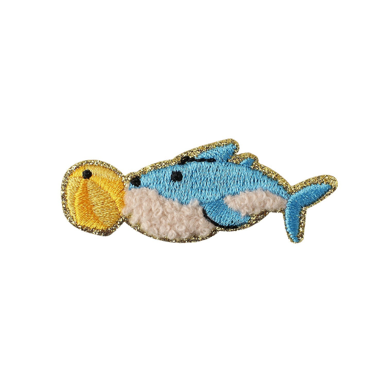 Wholesale Trendy Glitter Embroidered Iron On Patch Summer Beach Party Design For Swimwear Towels And Clothing