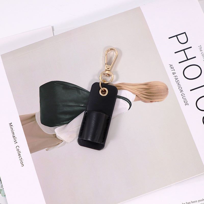 Wholesale Neck Pencil Bag Portable Small Leather Pen Clip Key Pendant