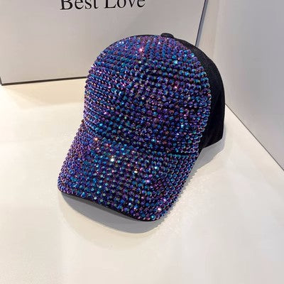 Wholesale Full Diamond Cotton Baseball Caps