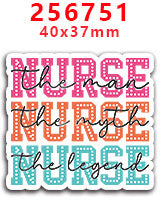 Wholesale Random 30pcs Colored Nurse's Day Series  Acrylic Flatback