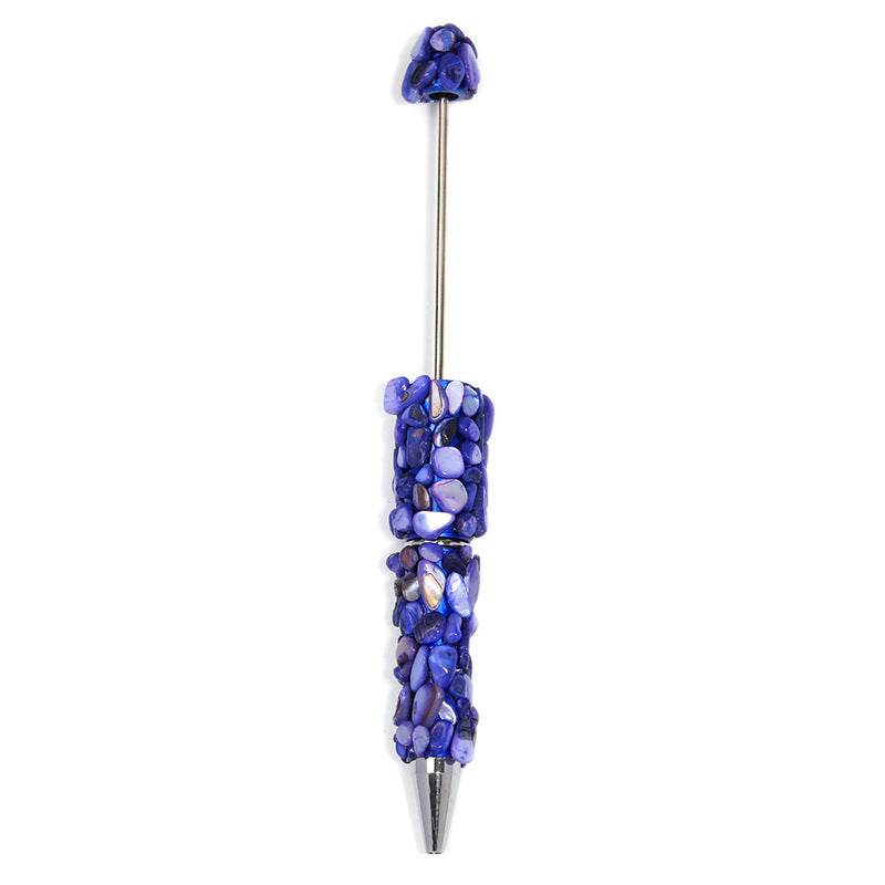 Wholesale 5pcs Colorful Shell Heavy Beaded Cute Pen DIY Creative