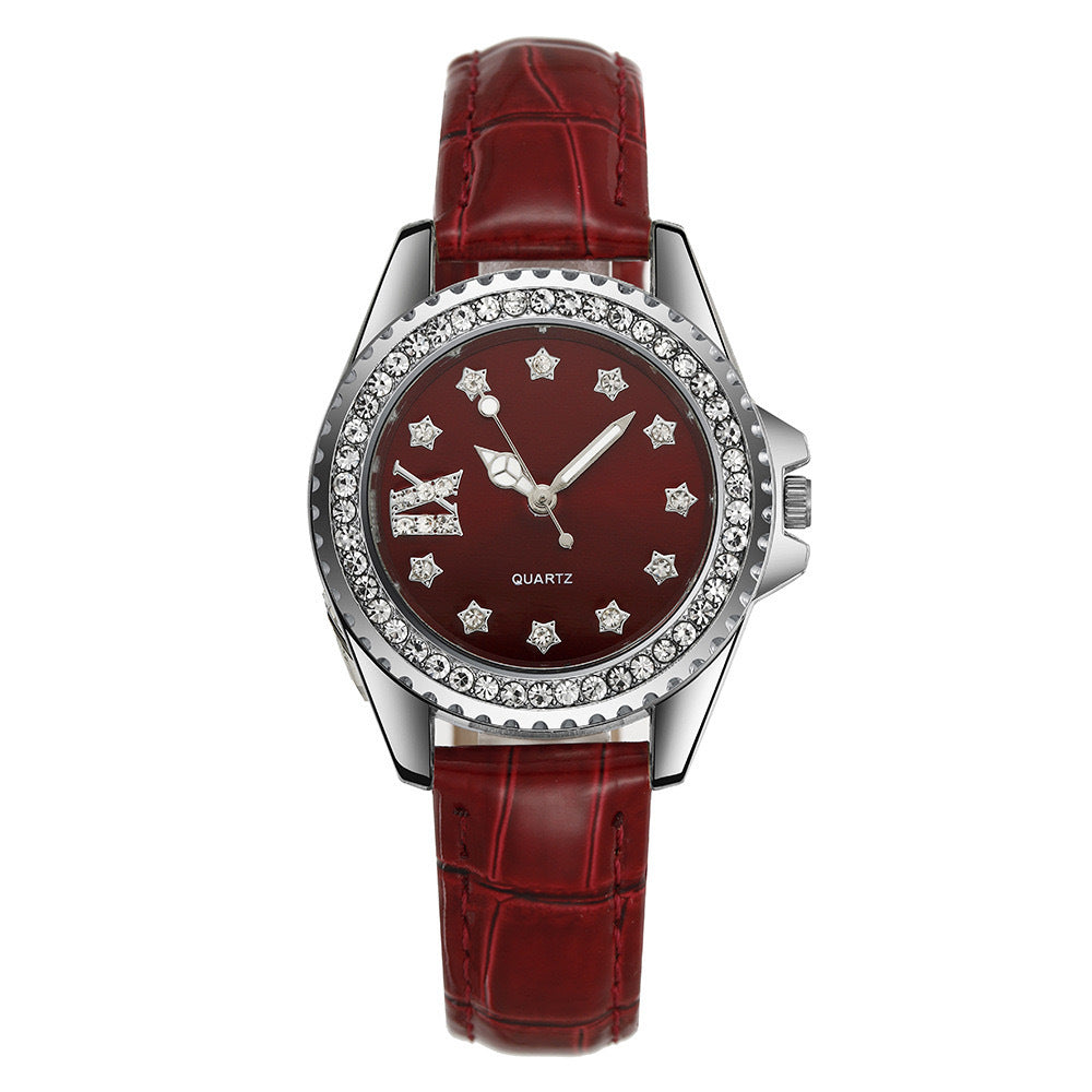 Wholesale Diamond Studded Steel Band Bracelet Watch
