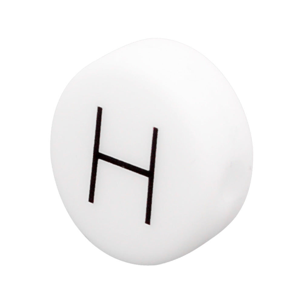 Wholesale 10PCS Silicone DIY Alphabet Beads