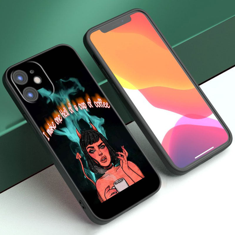 Wholesale Graffiti Girl TPU Phone Cases