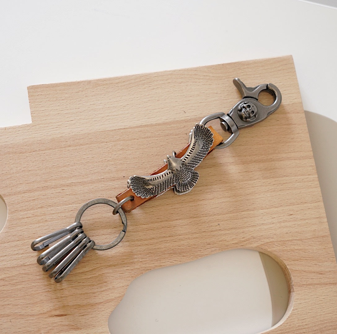 Wholesale Men's Waist Lock Zinc Alloy Keychain