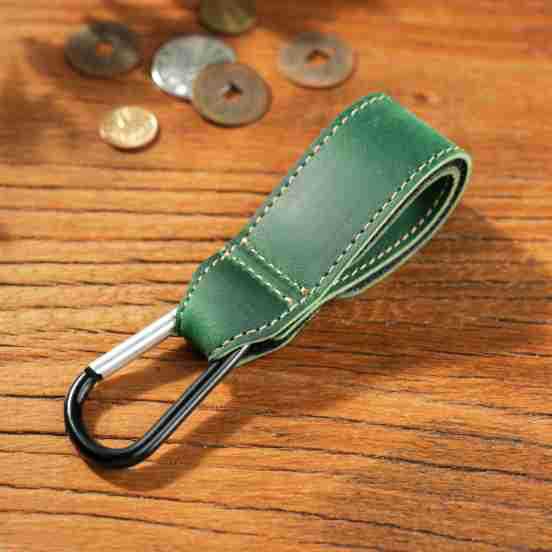 Wholesale Cowhide Mountaineering Hook Outdoor Universal Multifunctional Leather Keychain