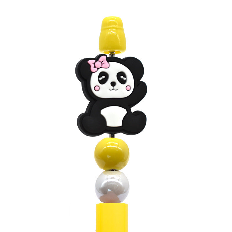 Wholesale Random 100pcs Cartoon Cute Panda Focal Beads