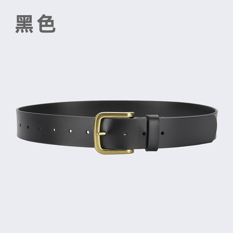Wholesale Genuine Leather Belt for Men,  Cowhide Pin Buckle Waist Belt