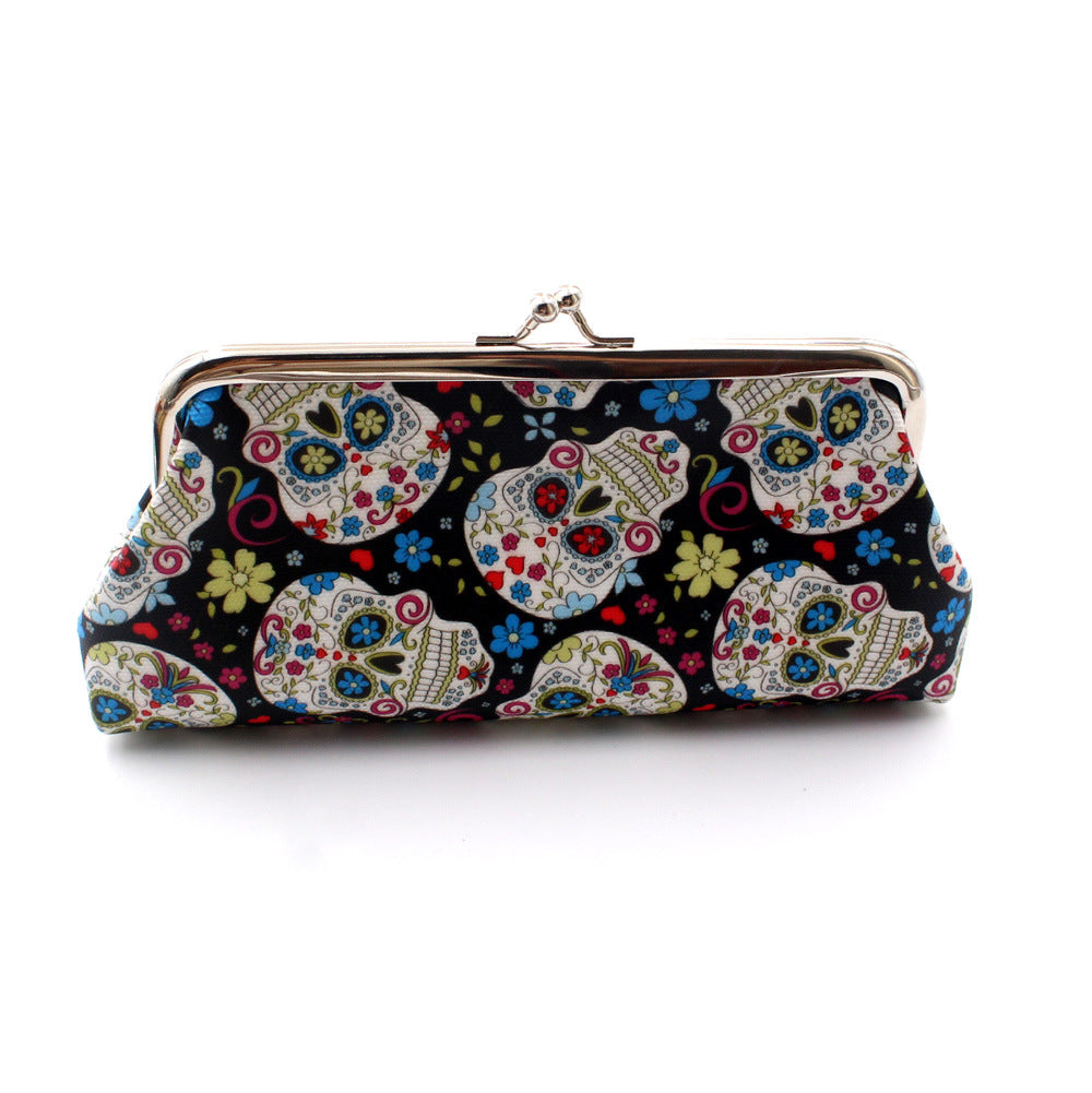 Purso de moneda de cráneo de Jakarivara al por mayor de PVC