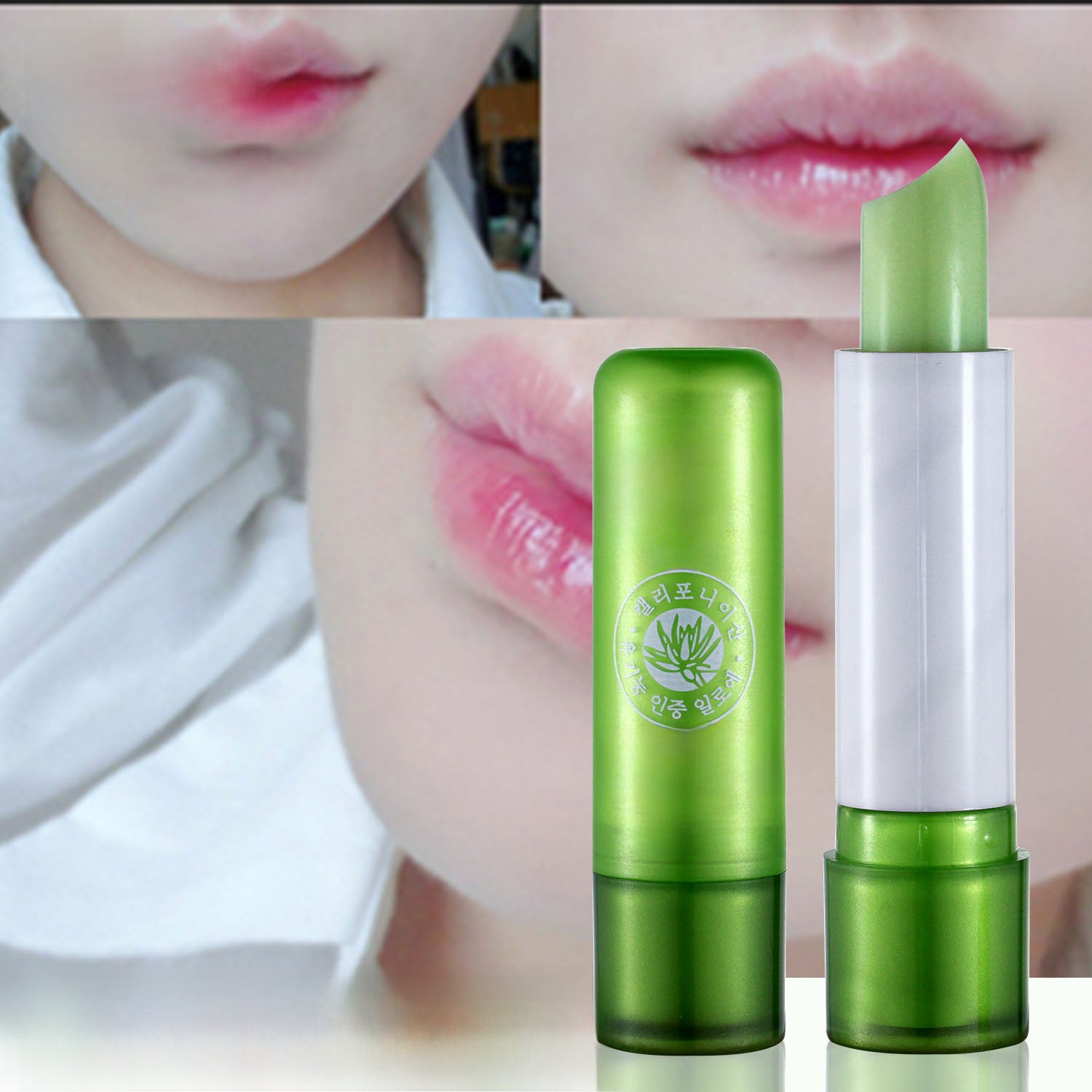 Wholesale Moisturizing Aloe Vera Color Changing Lip Balm